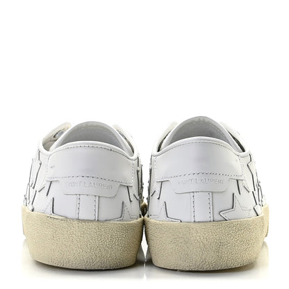 Saint Laurent Calfskin Star Court Sneakers 36.5 White 5 of 18