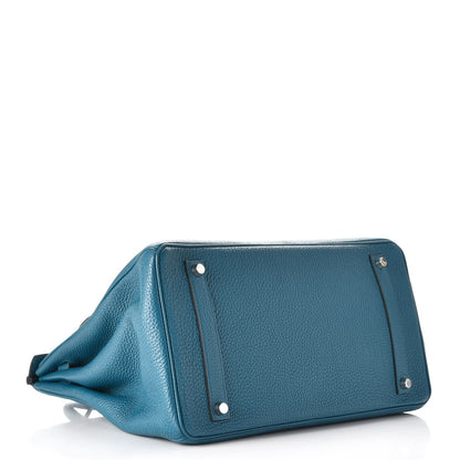 Hermes Togo Birkin 35 Bleu De Galice 4 of 38