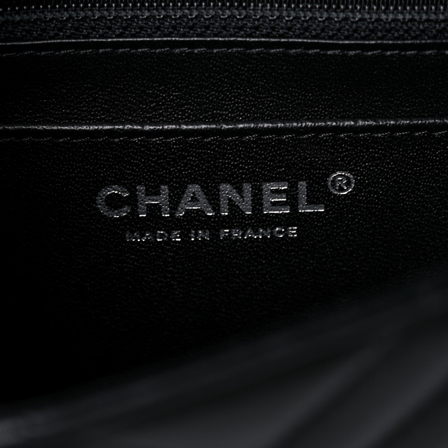 Chanel Lambskin Chevron Quilted Mini Square Flap Black 6 of 14
