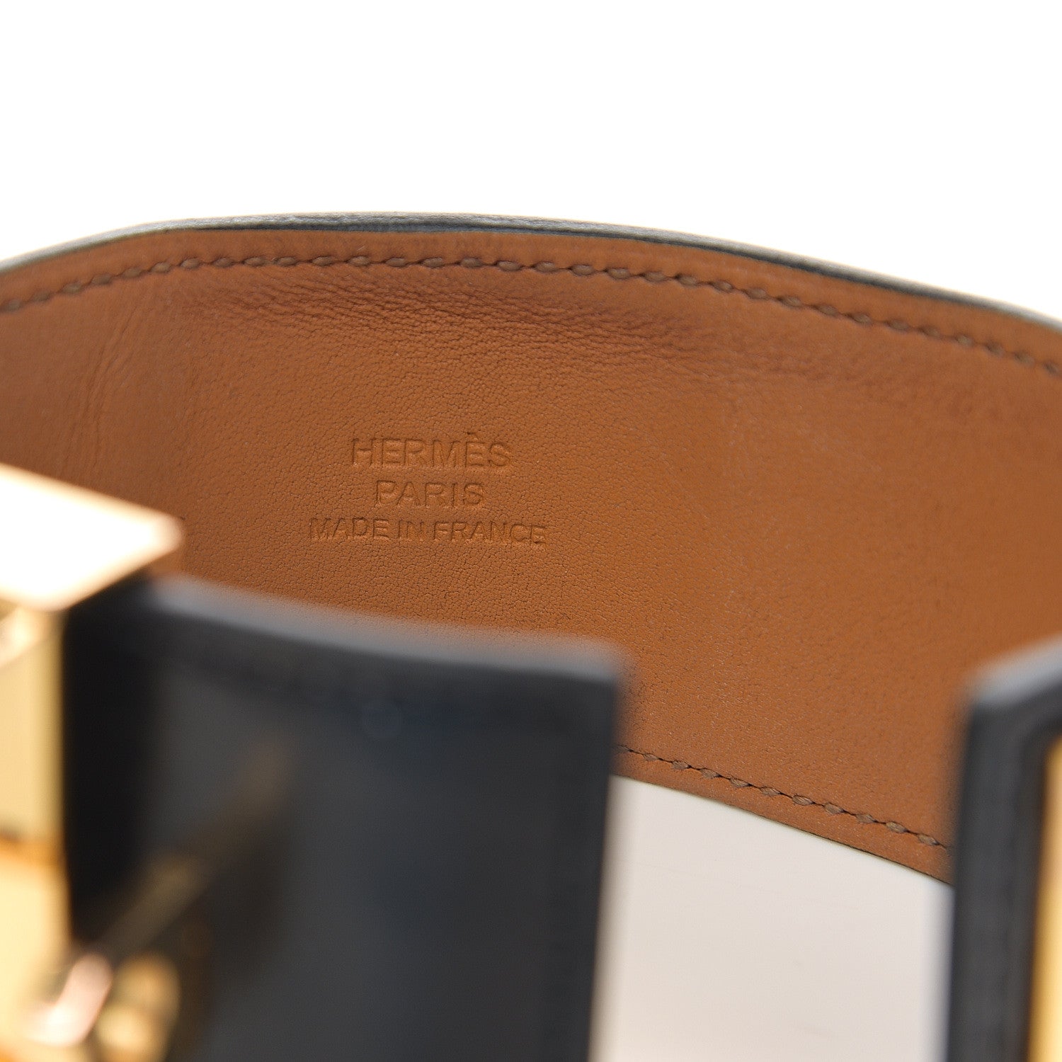 Hermes Box Collier de Chien CDC Bracelet T2 Black 3 of 7
