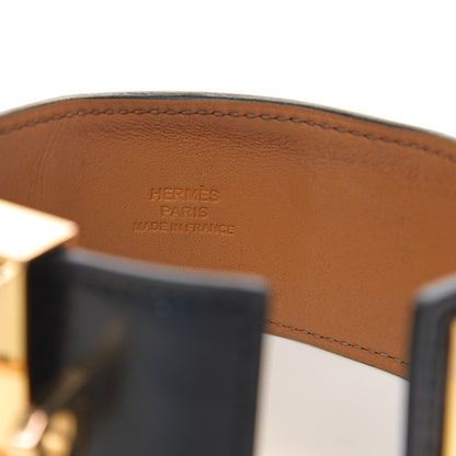 Hermes Box Collier de Chien CDC Bracelet T2 Black 3 of 7