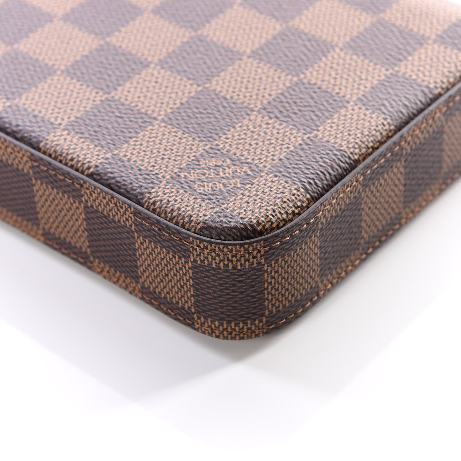 Louis Vuitton Damier Ebene Pochette Felicie Chain Wallet 8 of 12