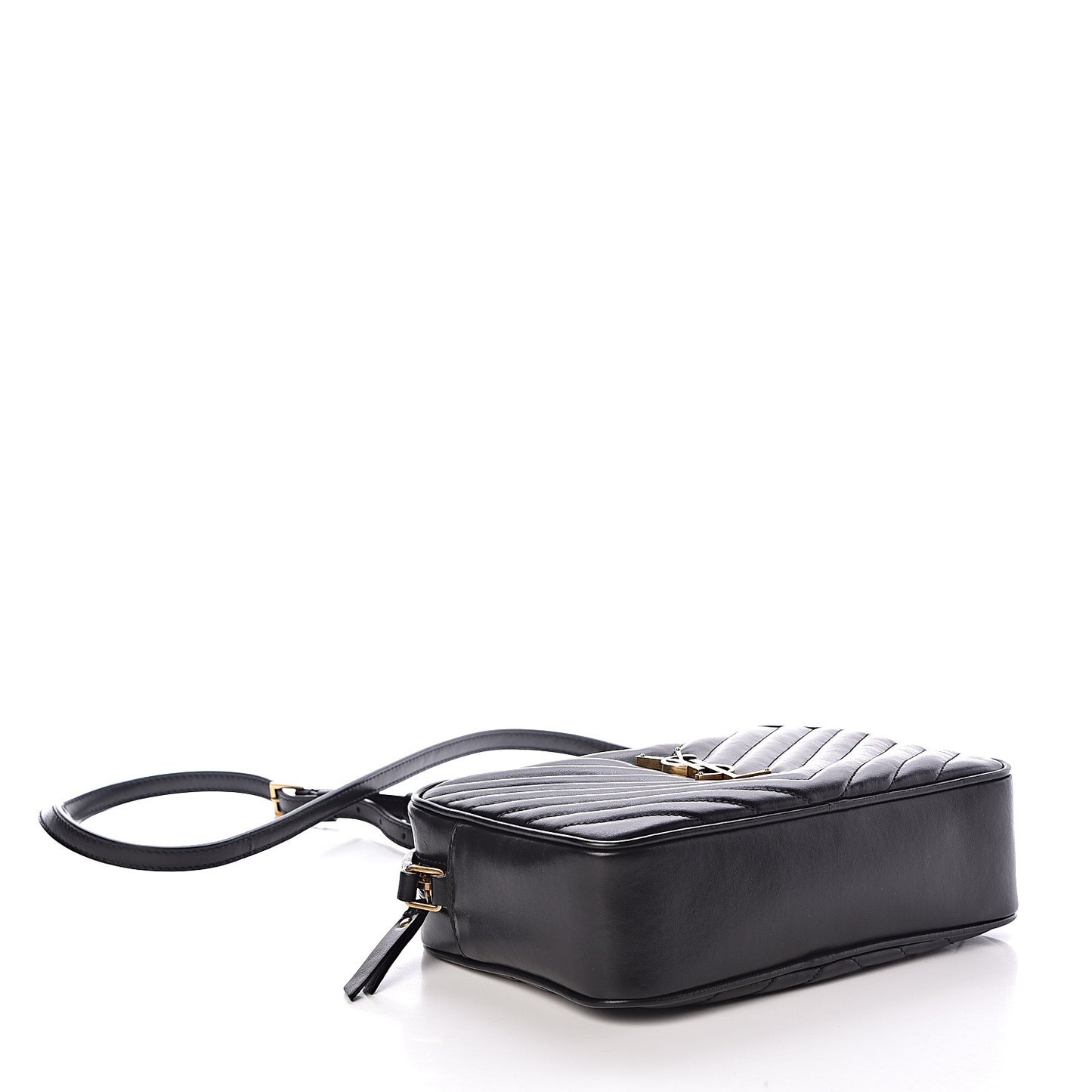 Calfskin Matelasse Monogram Lou Camera Bag Black