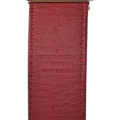 Louis Vuitton Monogram Multicolor LV Cut Reversible Belt 85 34 White Grenade 4 of 8