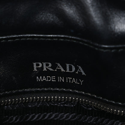 Prada Soft Calfskin Diagramme Camera Bag Black 6 of 10