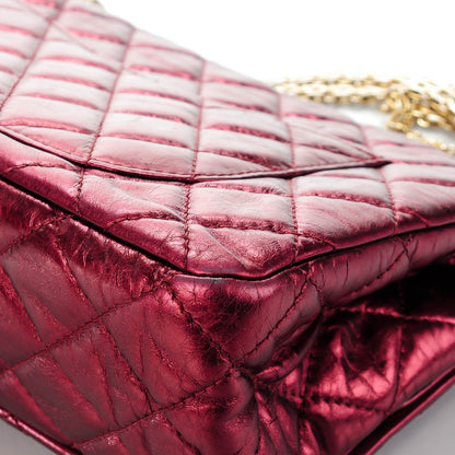 Chanel Metallic Calfskin Quilted 2.55 Reissue Flap 227 Red 12 of 12