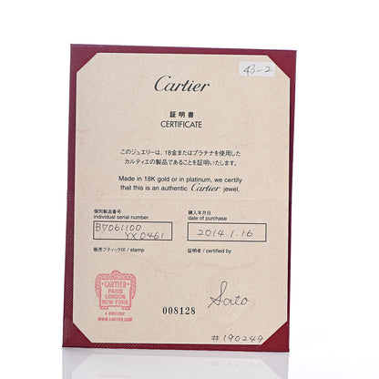 Cartier 18K Pink Yellow White Gold Trinity Heart Necklace 5 of 5