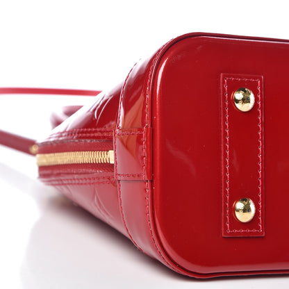 Louis Vuitton Vernis Alma BB Pomme D'Amour 8 of 12