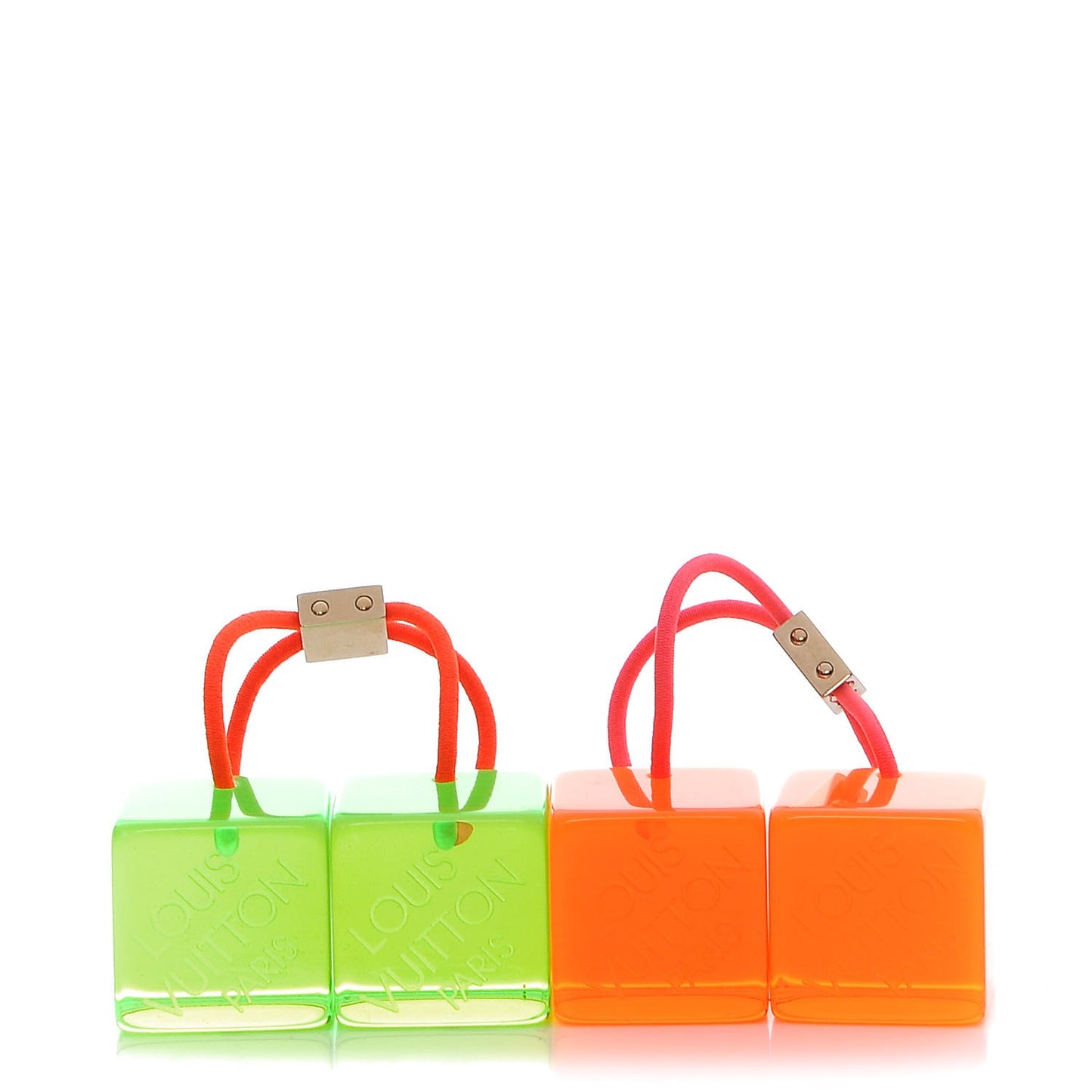 Resin Fluo Robert Wilson Hair Cubes Green Orange