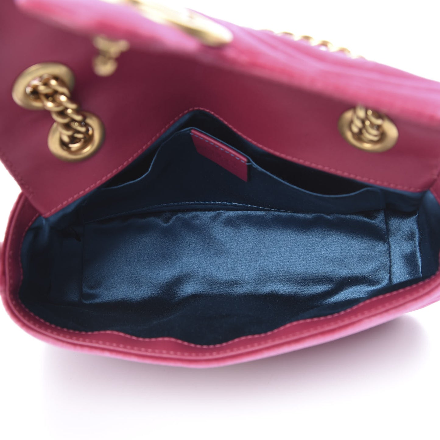 Velvet Matelasse Mini GG Marmont Shoulder Bag Light Raspberry Rose