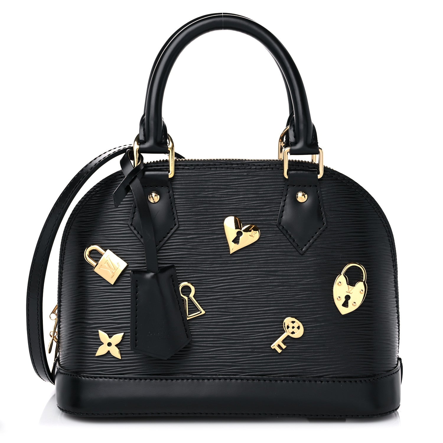 Louis Vuitton Epi Love Lock Alma BB Black 1 of 10