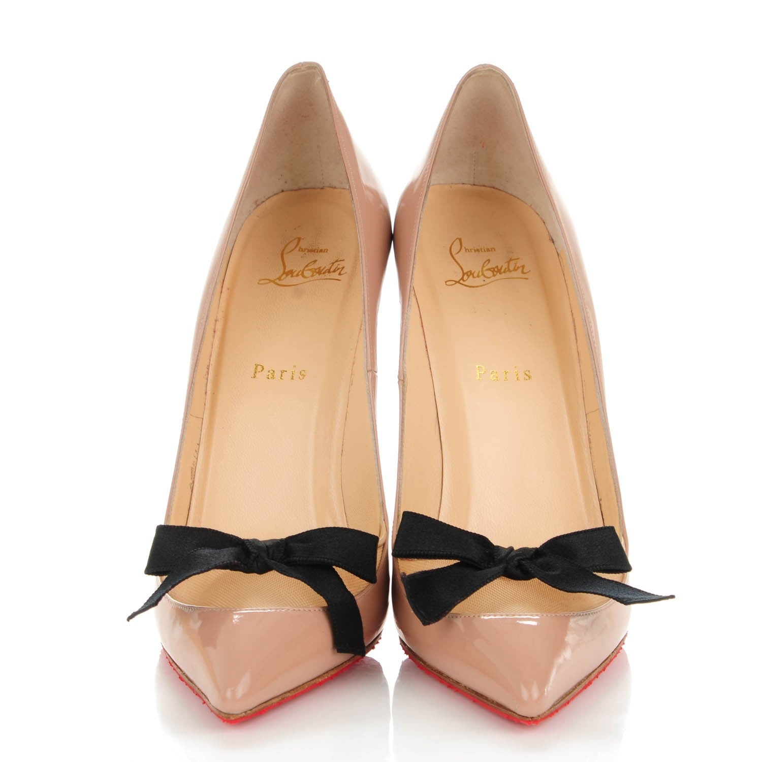 Christian Louboutin Patent Love Me 120 Pumps 39 Nude 2 of 8