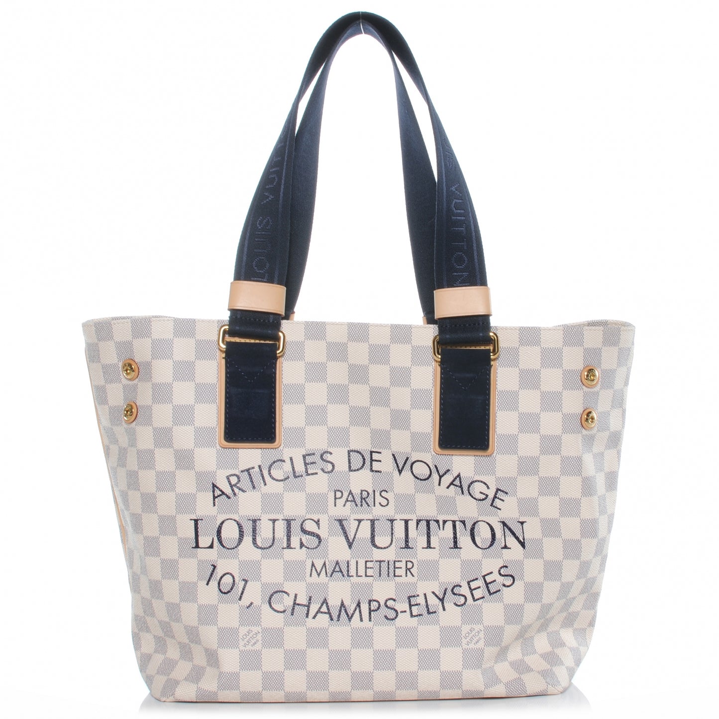 Damier Azur Beach Cabas PM