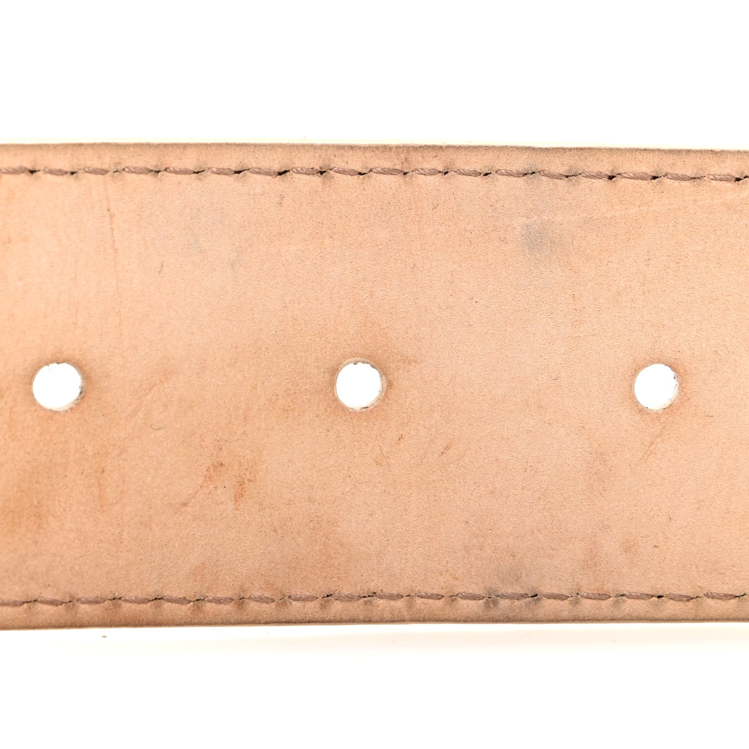 Louis Vuitton Damier Azur LV Initiales 85 34 Belt 4 of 9