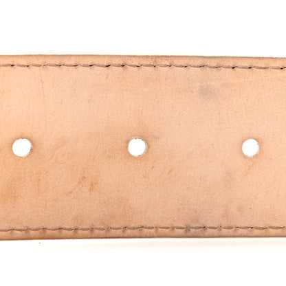 Louis Vuitton Damier Azur LV Initiales 85 34 Belt 4 of 9