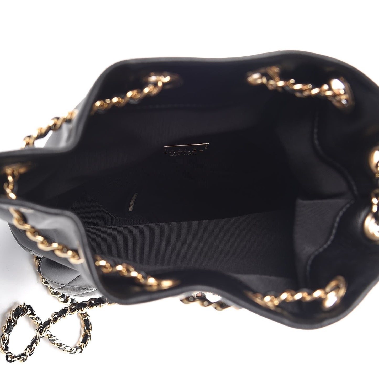 Lambskin Quilted Small in Seoul Backpack Black