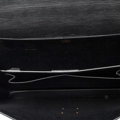 Louis Vuitton Epi Serviette Ambassadeur Briefcase Black 10 of 10