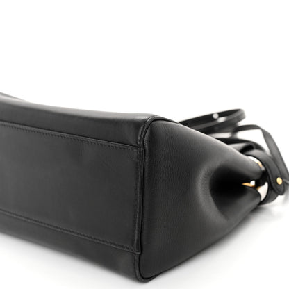 Fendi Nappa Mini Peekaboo Iconic Satchel Black 10 of 10