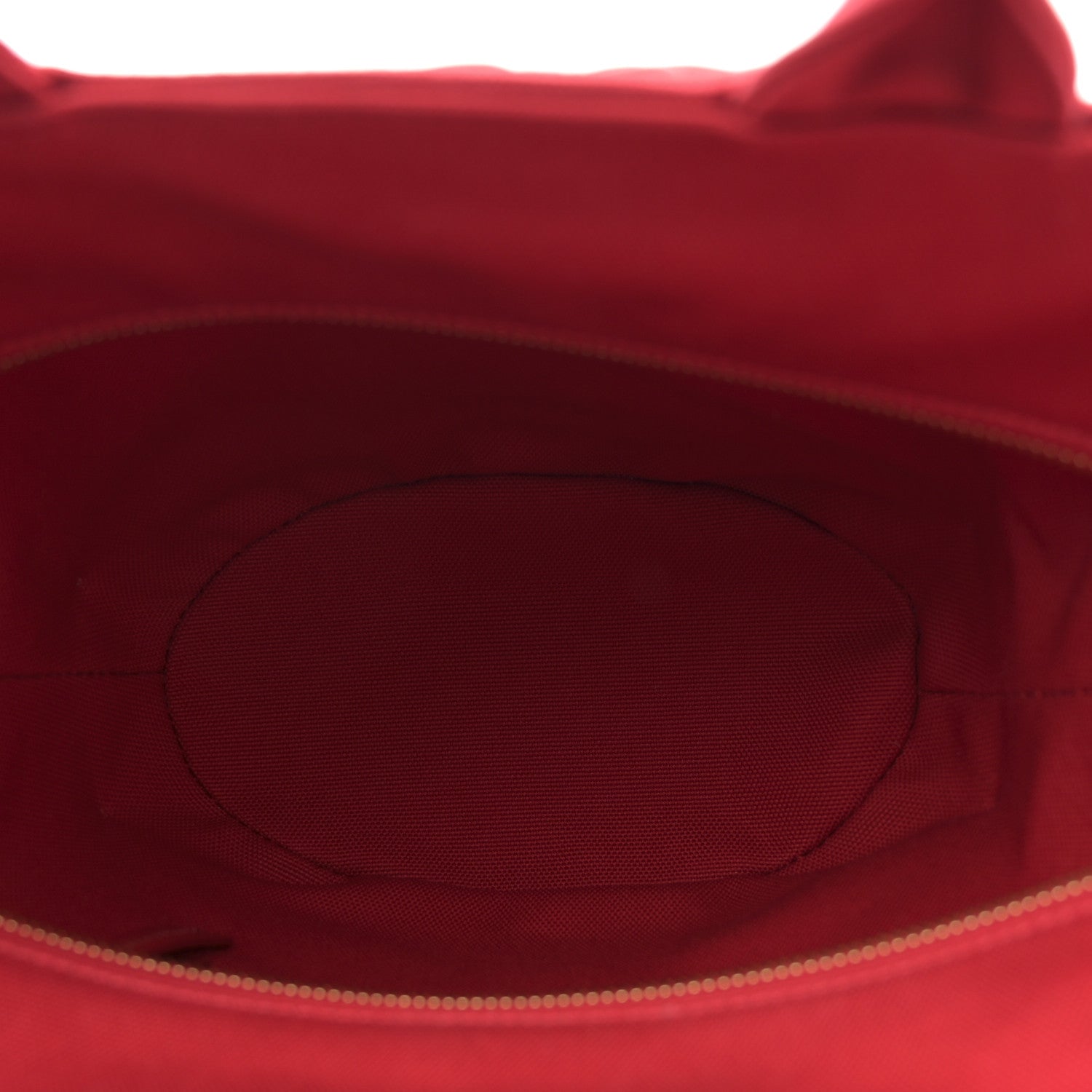 Prada Wicker Canvas Shoulder Bag Rosso 5 of 9