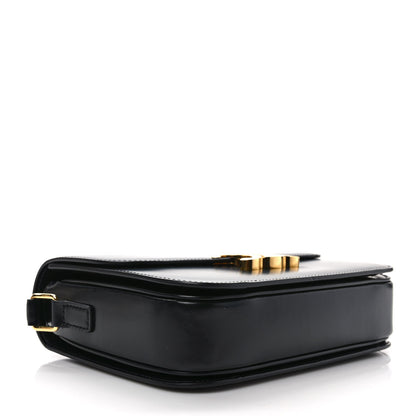 Celine Shiny Calfskin Medium Triomphe Black 4 of 8