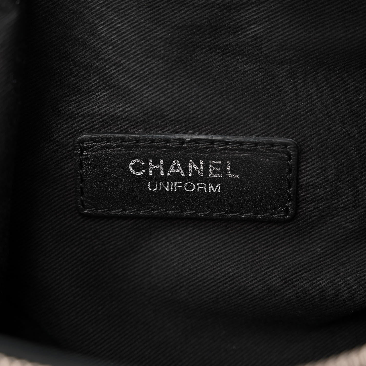 Chanel Calfskin Quilted Waist Belt Bag Black 6 of 15