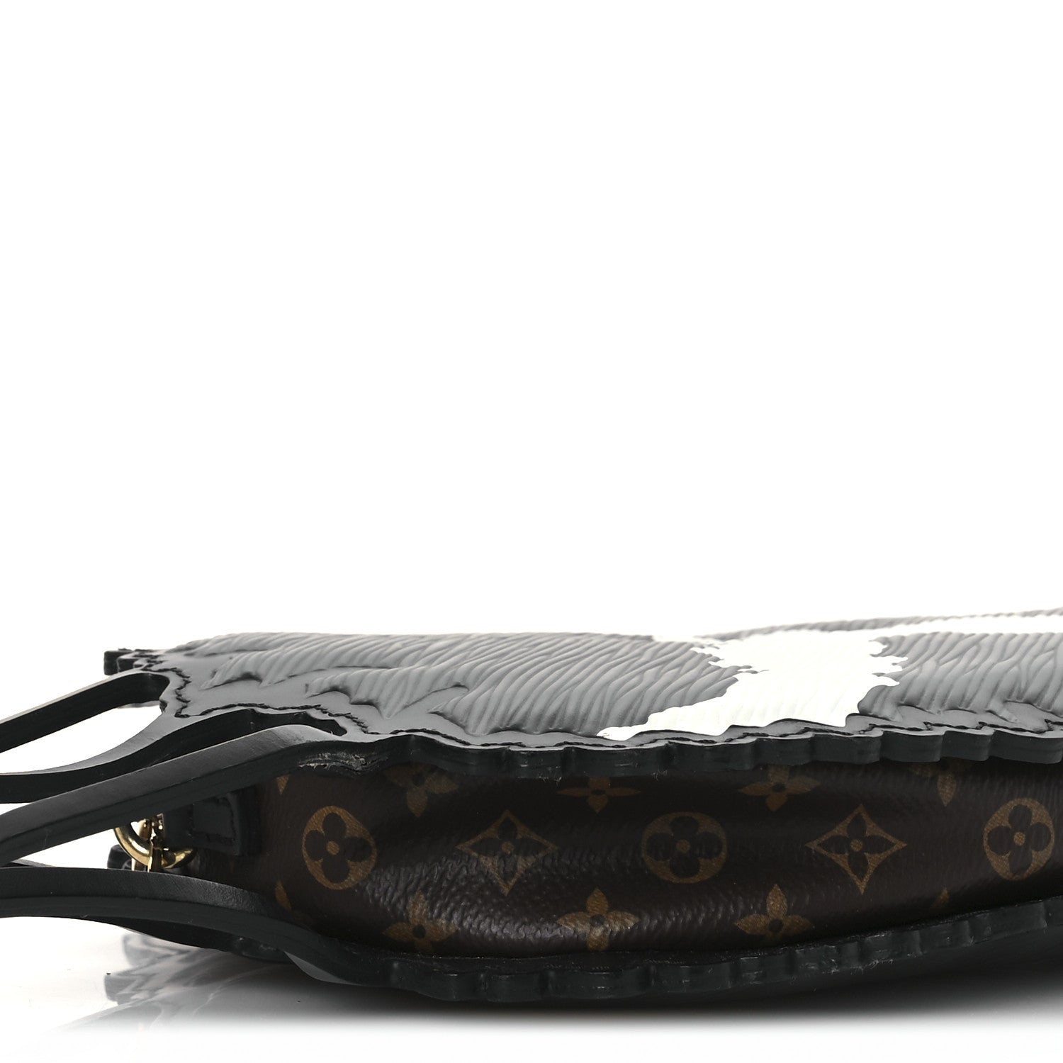 Louis Vuitton Epi Grace Coddington Catogram Chain Pochette Black 9 of 12