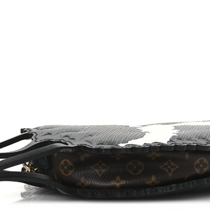 Louis Vuitton Epi Grace Coddington Catogram Chain Pochette Black 9 of 12