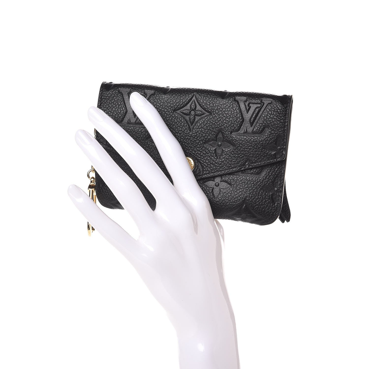 Louis Vuitton Empreinte Key Pouch Black 2 of 6