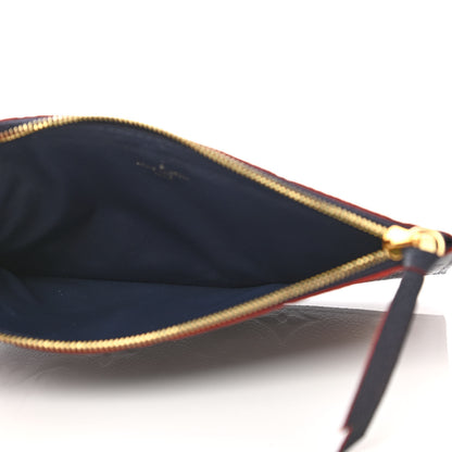 Louis Vuitton Empreinte Felicie Chain Wallet Zippered Insert Marine Rouge 5 of 7