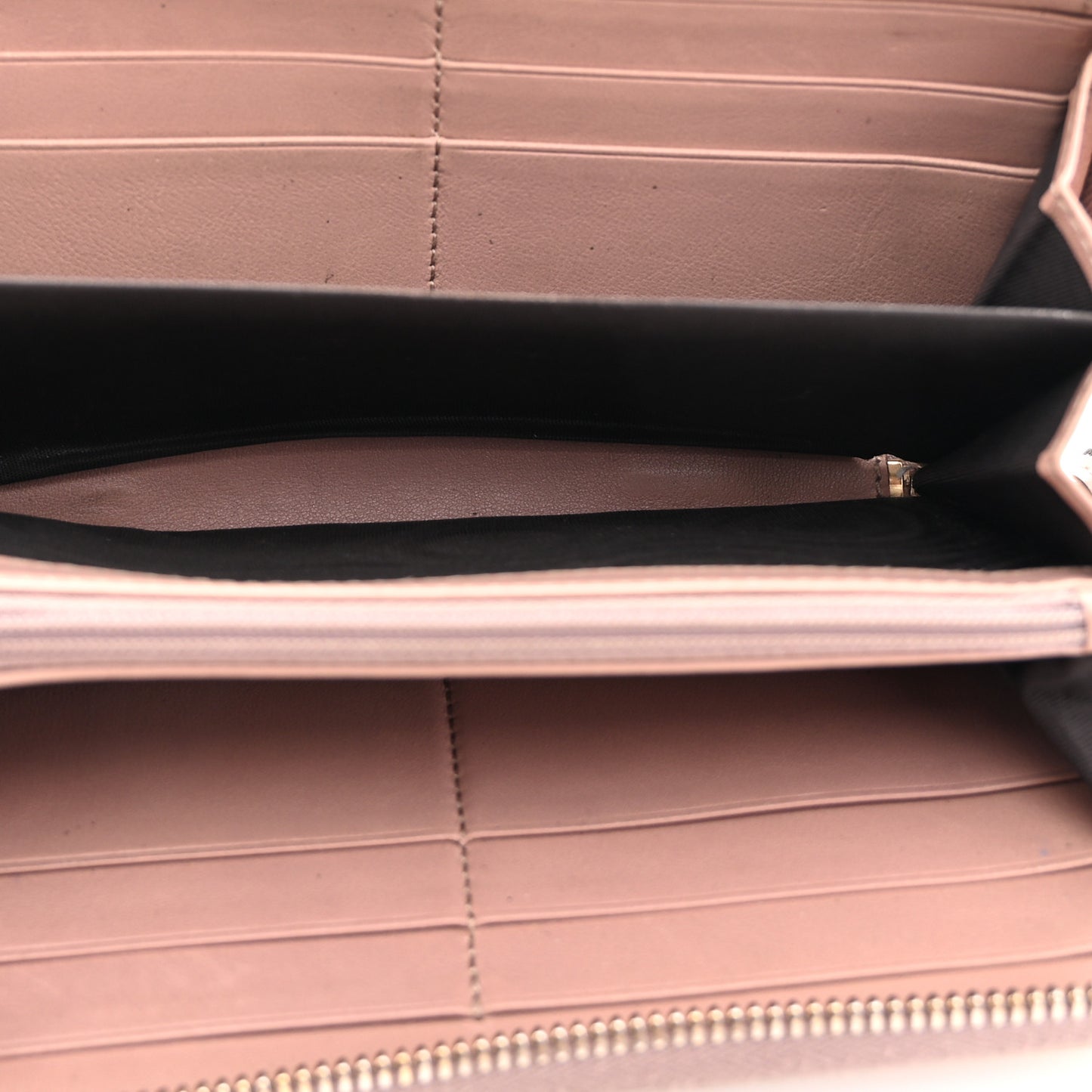 Guccissima Signature Microguccissima Bree Zip Around Wallet Pink