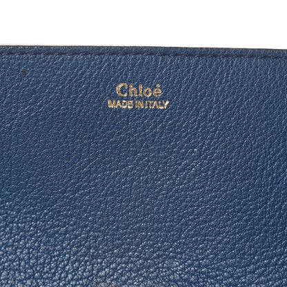 Chloe Grained Lambskin Large Drew Shoulder Bag Factory Blue 6 of 11