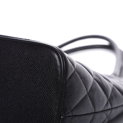 Chanel Caviar Quilted Medallion Tote Black 10 of 17