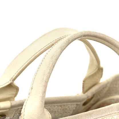 Chanel Canvas Large Deauville Tote Ivory 17 of 35