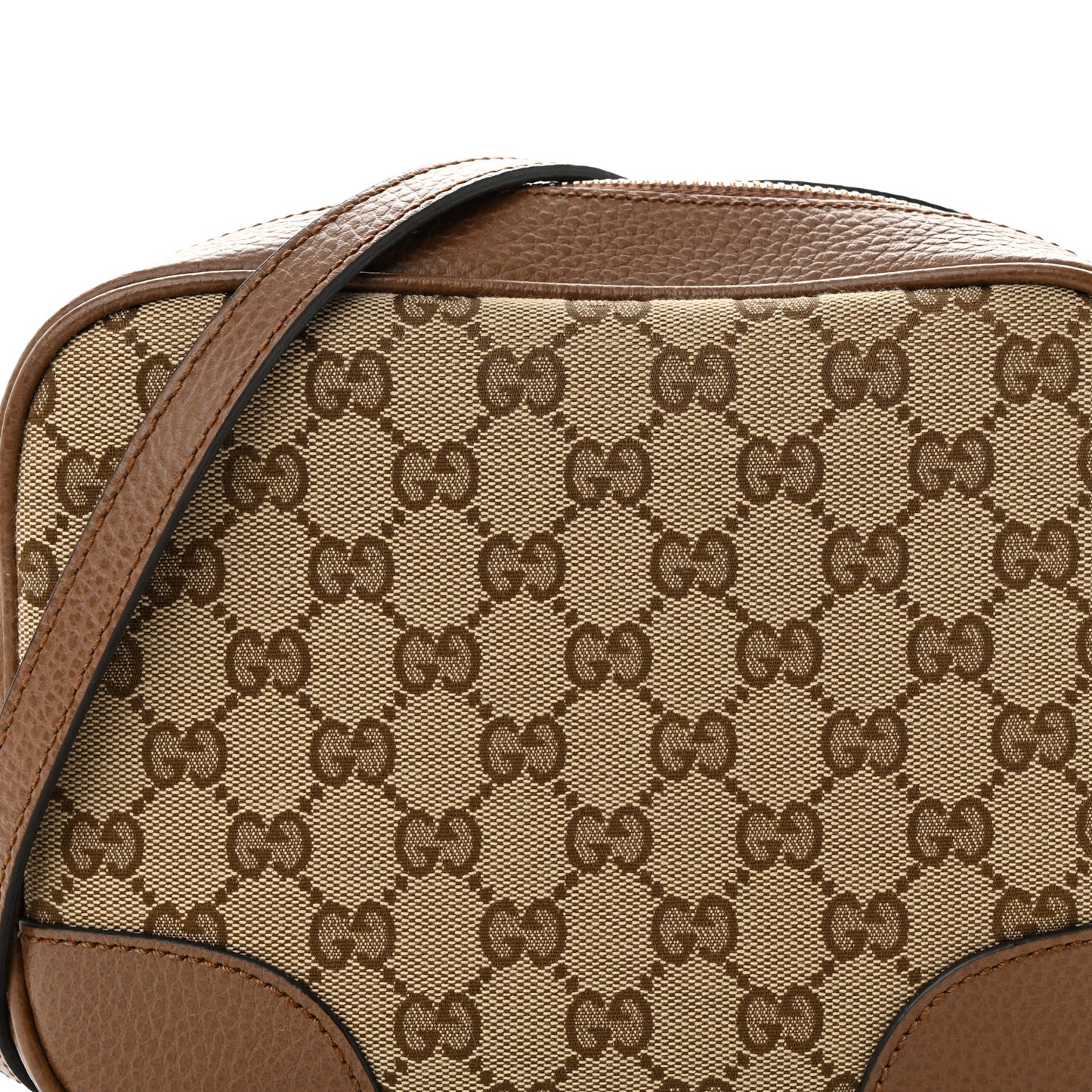Monogram Mini Bree Messenger Bag Beige Tabacco