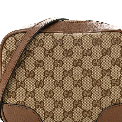 Gucci Monogram Mini Bree Messenger Bag Beige Tabacco 8 of 11