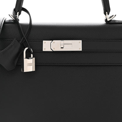 Hermes Epsom Kelly Sellier 28 Black 8 of 11