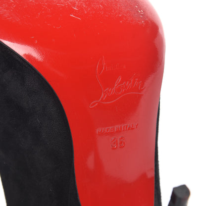Christian Louboutin Veau Velours Alminette 100 Pumps 36 Black 9 of 11