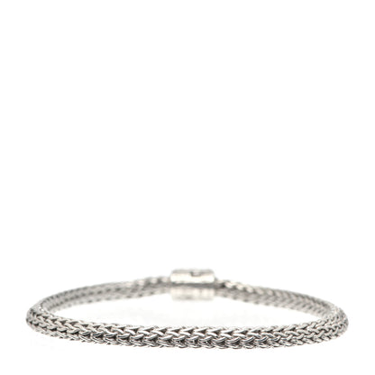 John Hardy Sterling Silver Diamond 5mm Classic Chain Bracelet 3 of 5