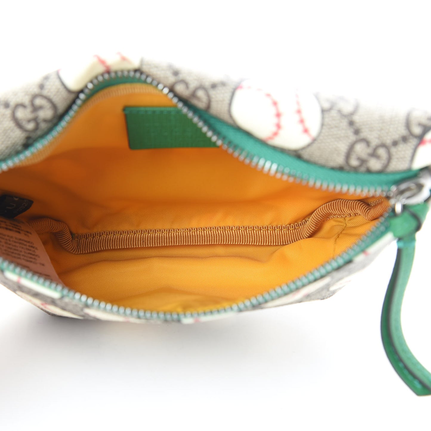 GG Supreme Monogram Baseballs Web Childrens Belt Bag