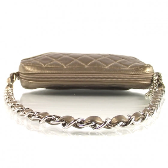 Chanel Quilted Cotton Club Pochette Bronze 4 of 12