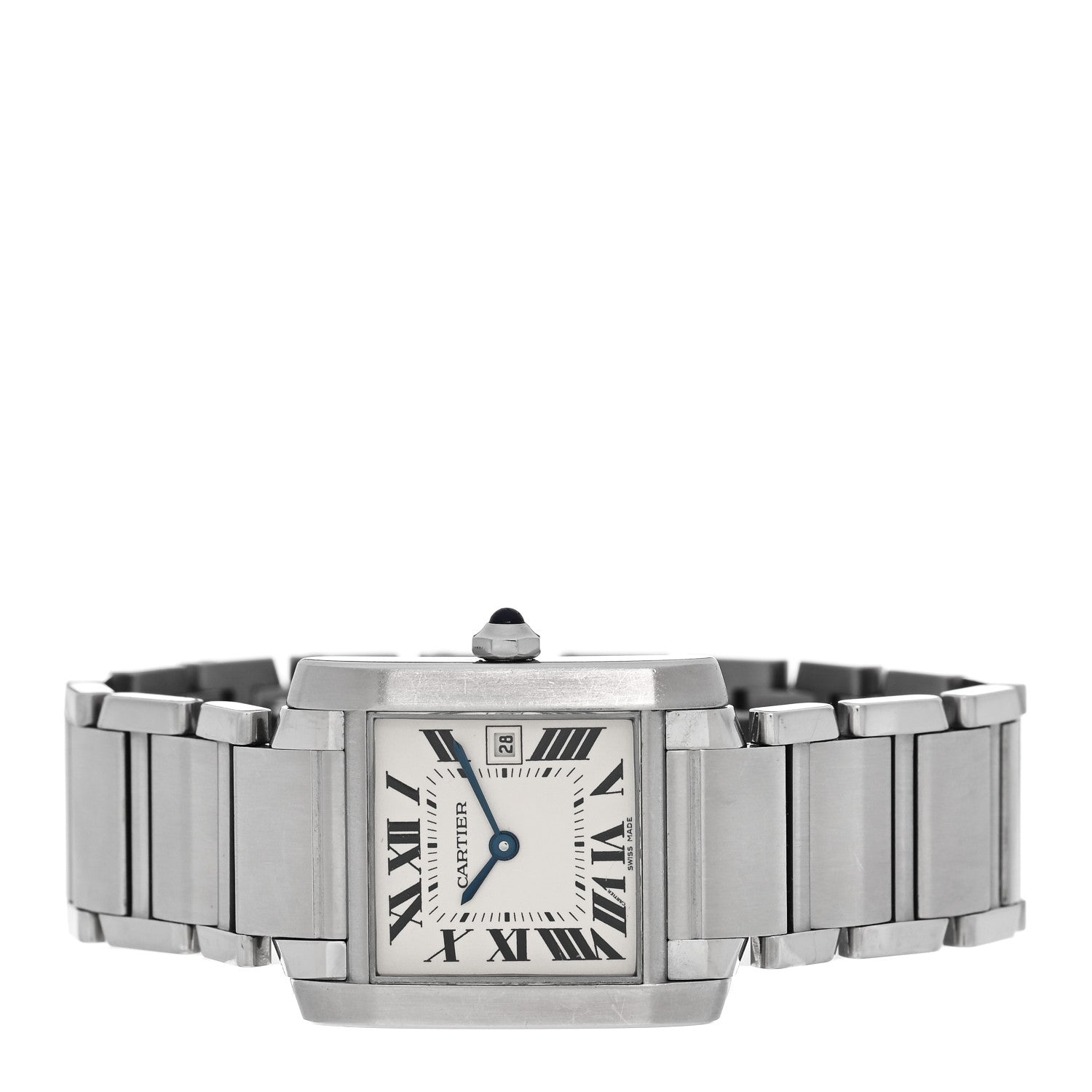 Cartier Stainless Steel 25mm Tank Francaise Quartz Watch 2 of 4