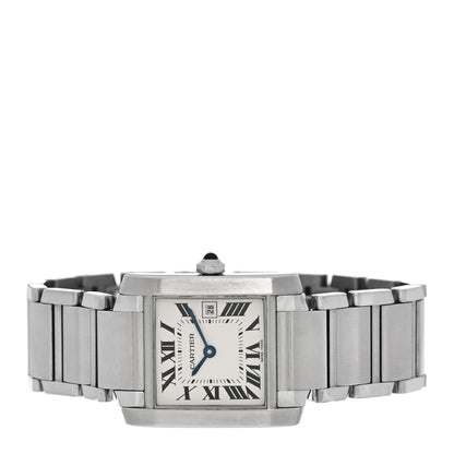 Cartier Stainless Steel 25mm Tank Francaise Quartz Watch 2 of 4