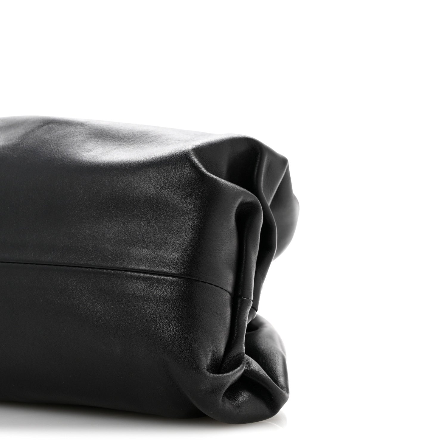 Bottega Veneta Smooth Butter Calf The Pouch Oversized Clutch Black 10 of 10