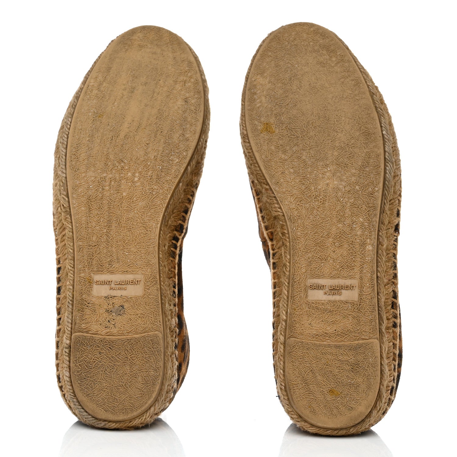 Saint Laurent Suede Leopard Print Espadrilles 39 5 of 12