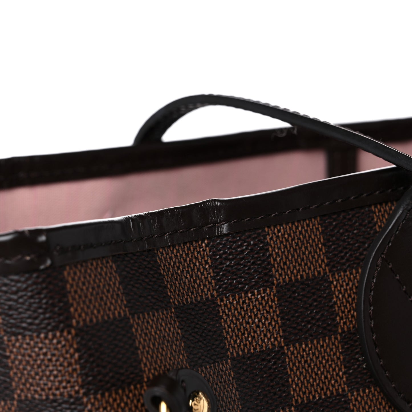 Damier Ebene Neo Neverfull MM Rose Ballerine