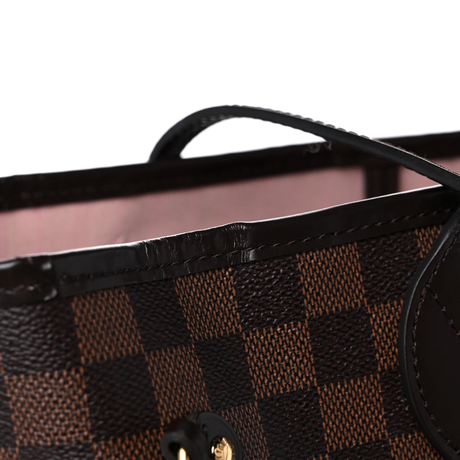 Louis Vuitton Damier Ebene Neo Neverfull MM Rose Ballerine 21 of 23