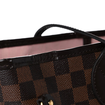 Louis Vuitton Damier Ebene Neo Neverfull MM Rose Ballerine 21 of 23
