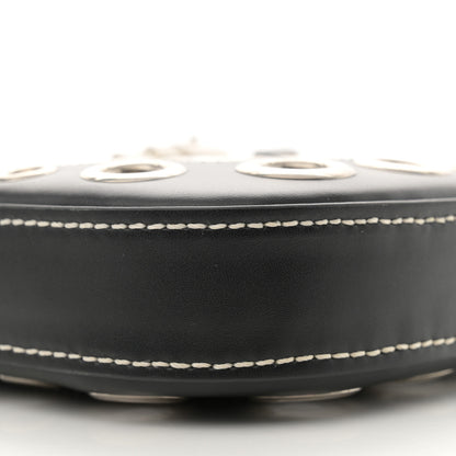 Gucci Calfskin Ha Ha Ha Jackie 1961 Eyelet Hobo Black 10 of 11