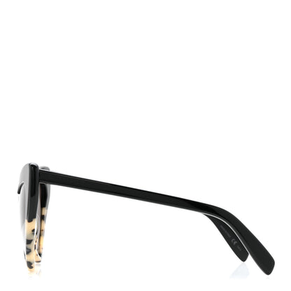 Saint Laurent Acetate Heart Frame Loulou SL181 Sunglasses Black White Havana 4 of 8