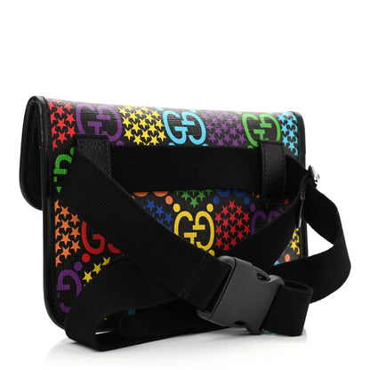 Gucci GG Supreme Monogram Psychedelic Slim Belt Bag Black 3 of 10